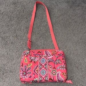 Vera Bradley Pink Paisley Laptop Tablet IPad Case Bag